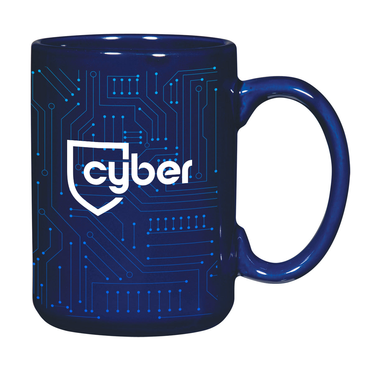 El Grande Mug in Full Color, 15 oz - Cobalt Blue - Megabrite