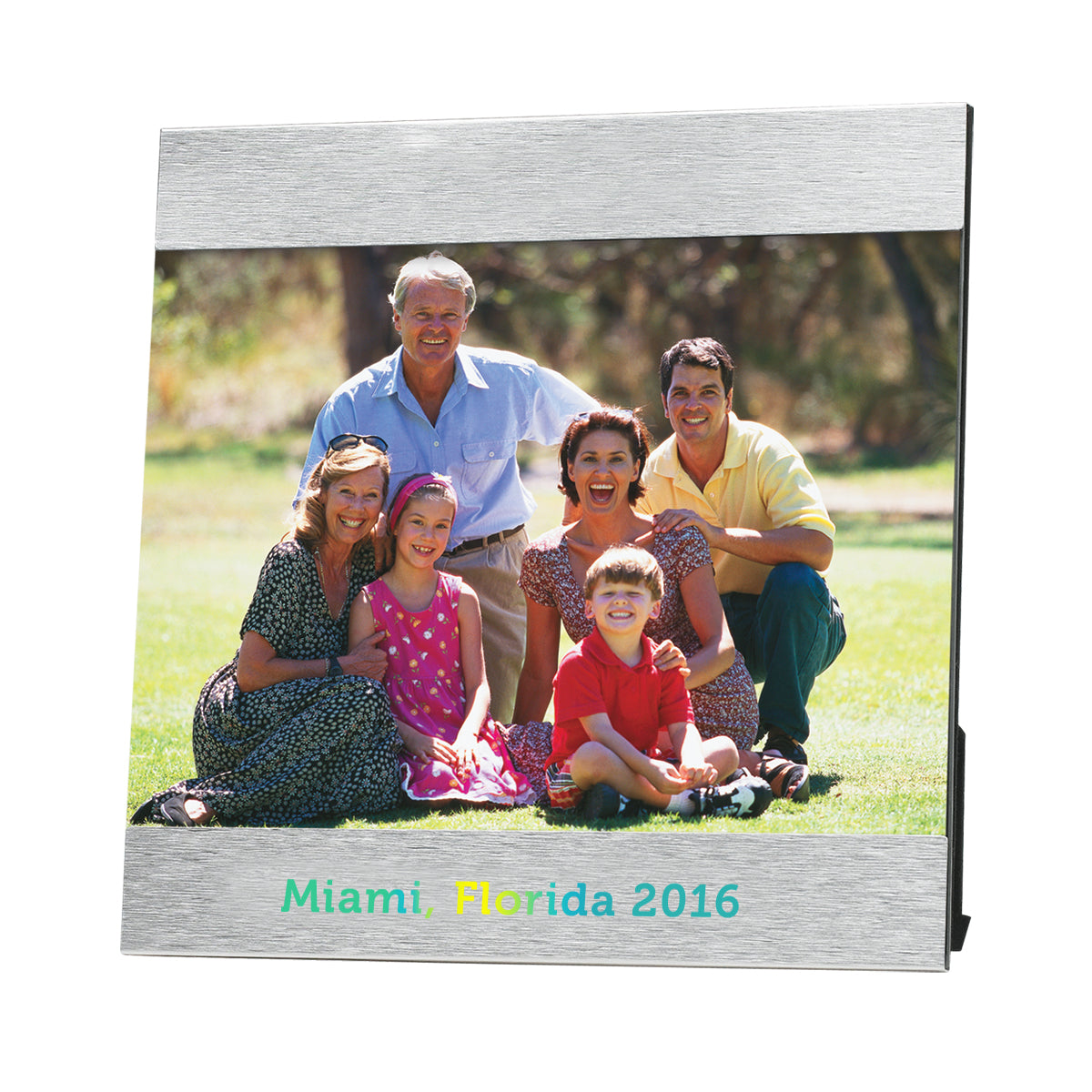 Elan Photo Frame, 4 x 6 Inches Full Color - Silver - Full Color