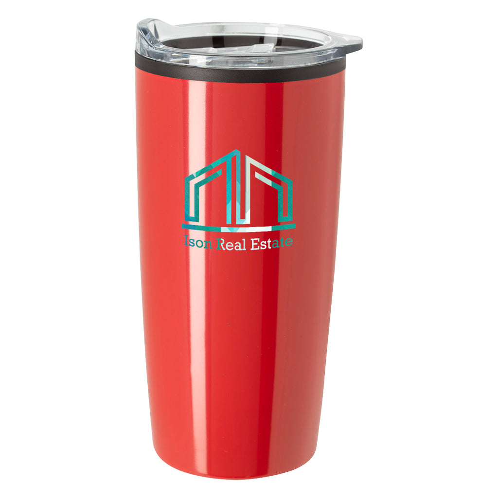 Elate Himalayan Recycled Tumbler, 20 oz - Red - Colorbrite Drinkware