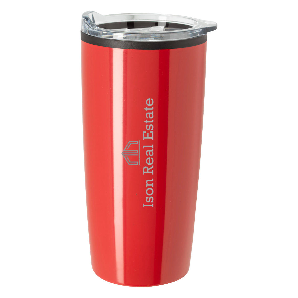 Elate Himalayan Recycled Tumbler, 20 oz - Red - Laser Engraving