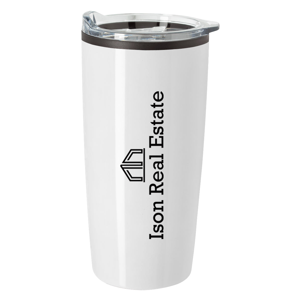 Elate Himalayan Recycled Tumbler, 20 oz - White - Silk Screen