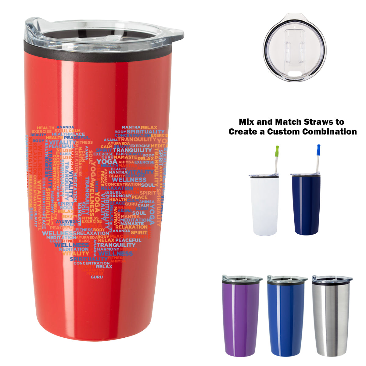 Elate Himalayan Tumbler in Full Color, 20 oz