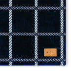 Elegant Lodge Recycled Throw Blanket, 60 x 50 Inches Laser Engraving - Airy Lodge Blue - View 2
