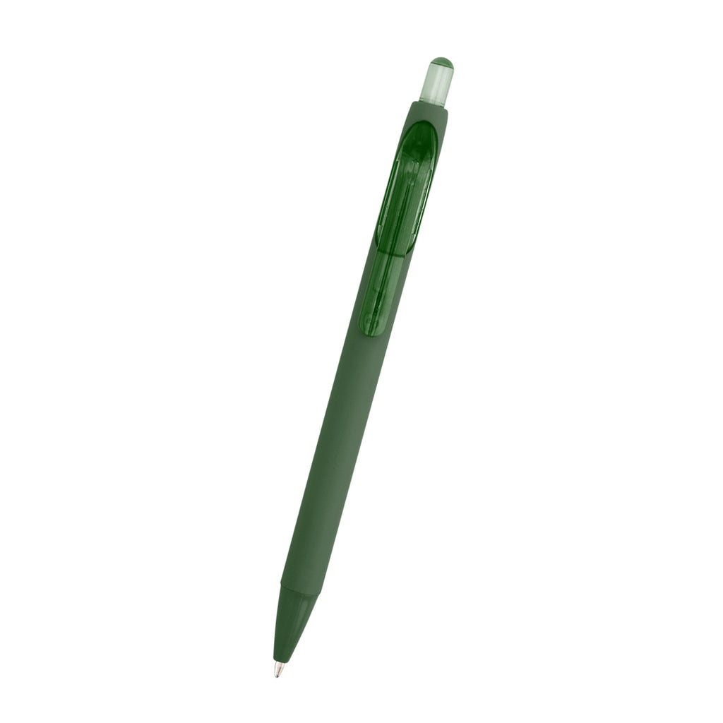 Ellison Pen in Recycled ABS - Forest Green - Front