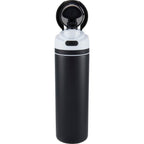Elvin Recycled Steel Bottle with Flip Straw and Chug Spout, 28 oz - Black - Alternate 4