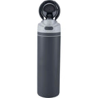Elvin Recycled Steel Bottle with Flip Straw and Chug Spout, 28 oz - Gray - Alternate 3