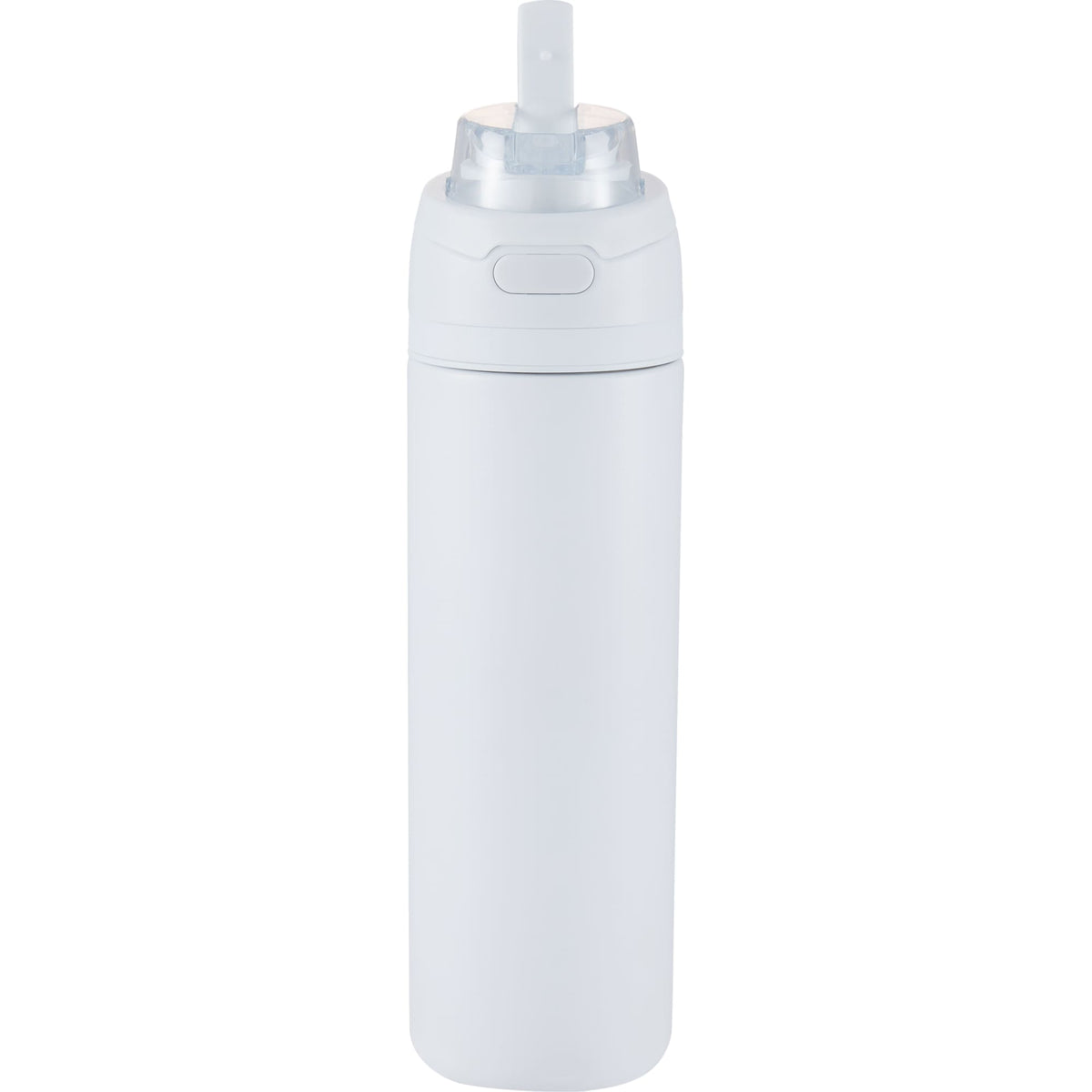 Elvin Recycled Steel Bottle with Flip Straw and Chug Spout, 28 oz - White - Alternate 3