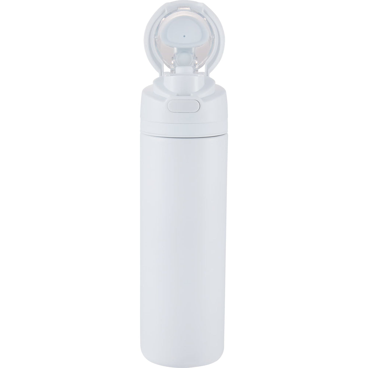 Elvin Recycled Steel Bottle with Flip Straw and Chug Spout, 28 oz - White - Alternate 4