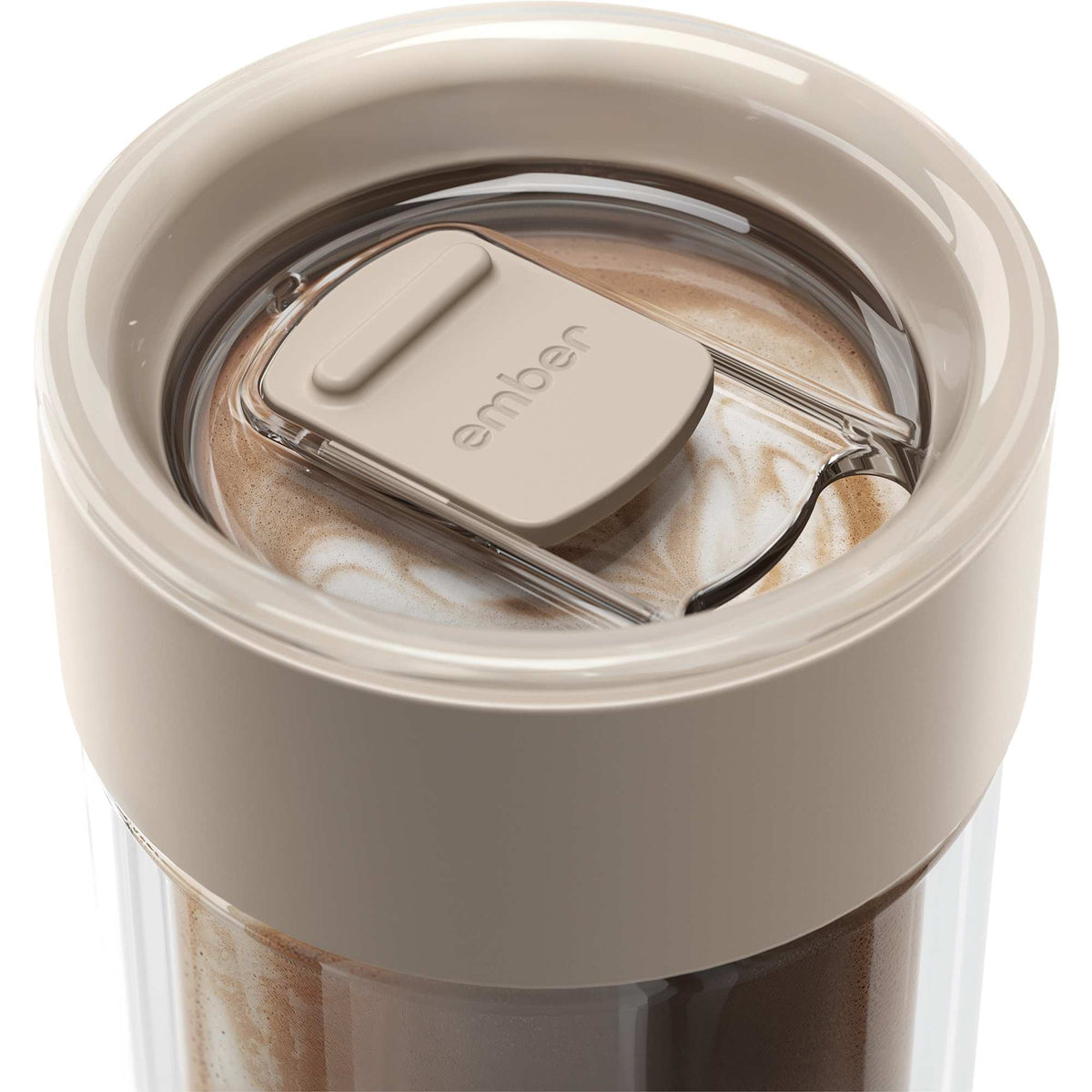 Ember Cold Tumbler in Insulated Glass, 16 oz - Sand - Photo 10