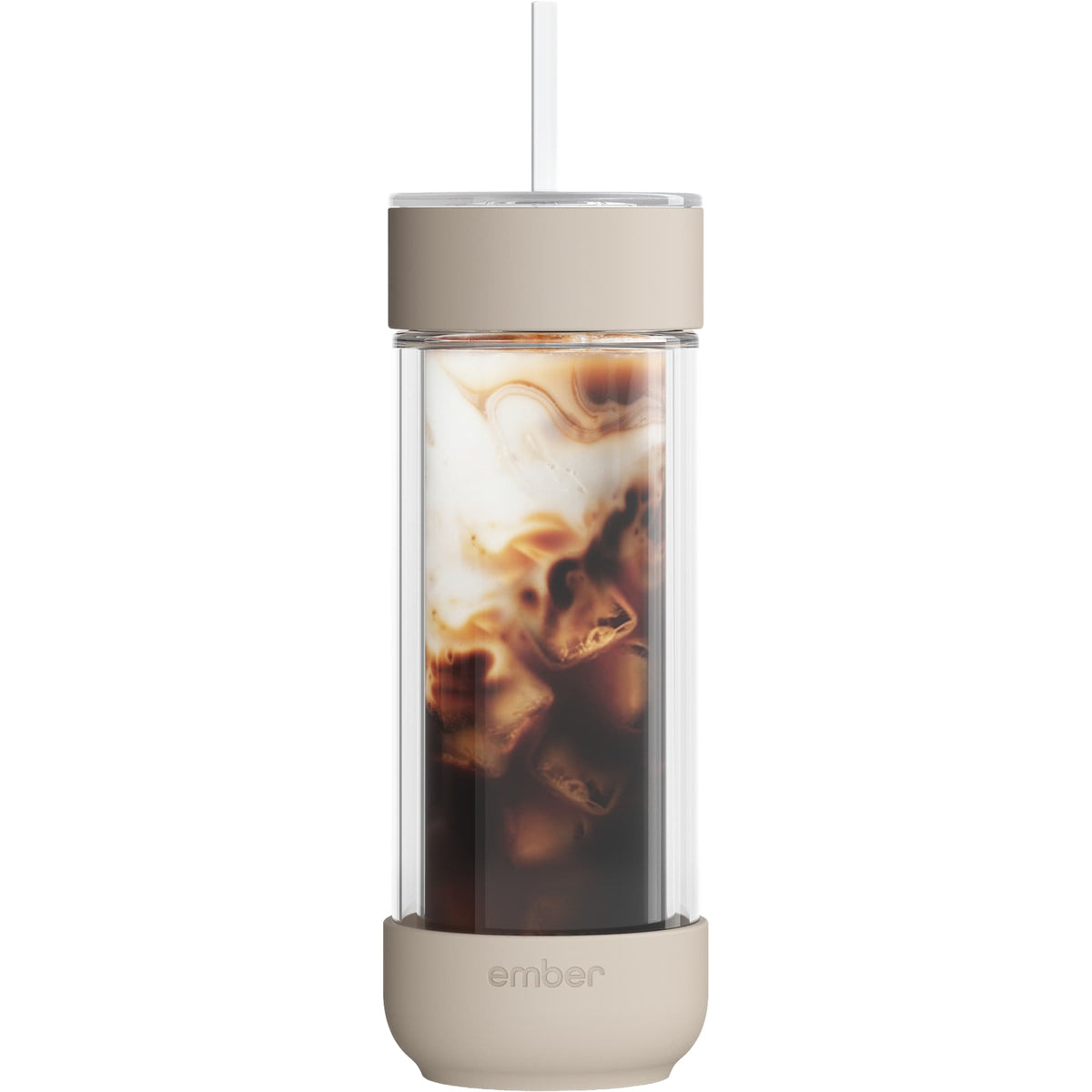 Ember Cold Tumbler in Insulated Glass, 16 oz - Sand - Photo 7
