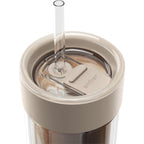 Ember Cold Tumbler in Insulated Glass, 16 oz - Sand - Photo 9