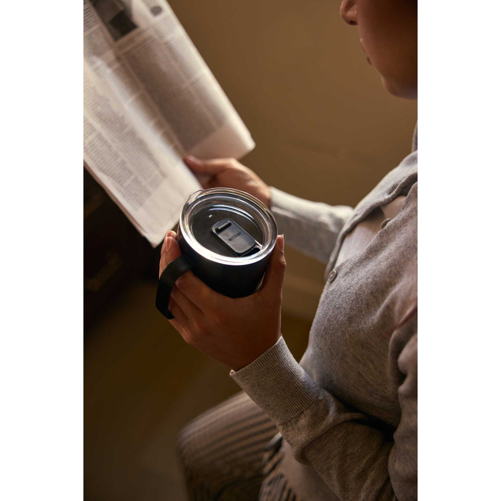 Ember Smart Mug with Sliding Lid, 10 oz Laser Engraving - Black - Photo 10