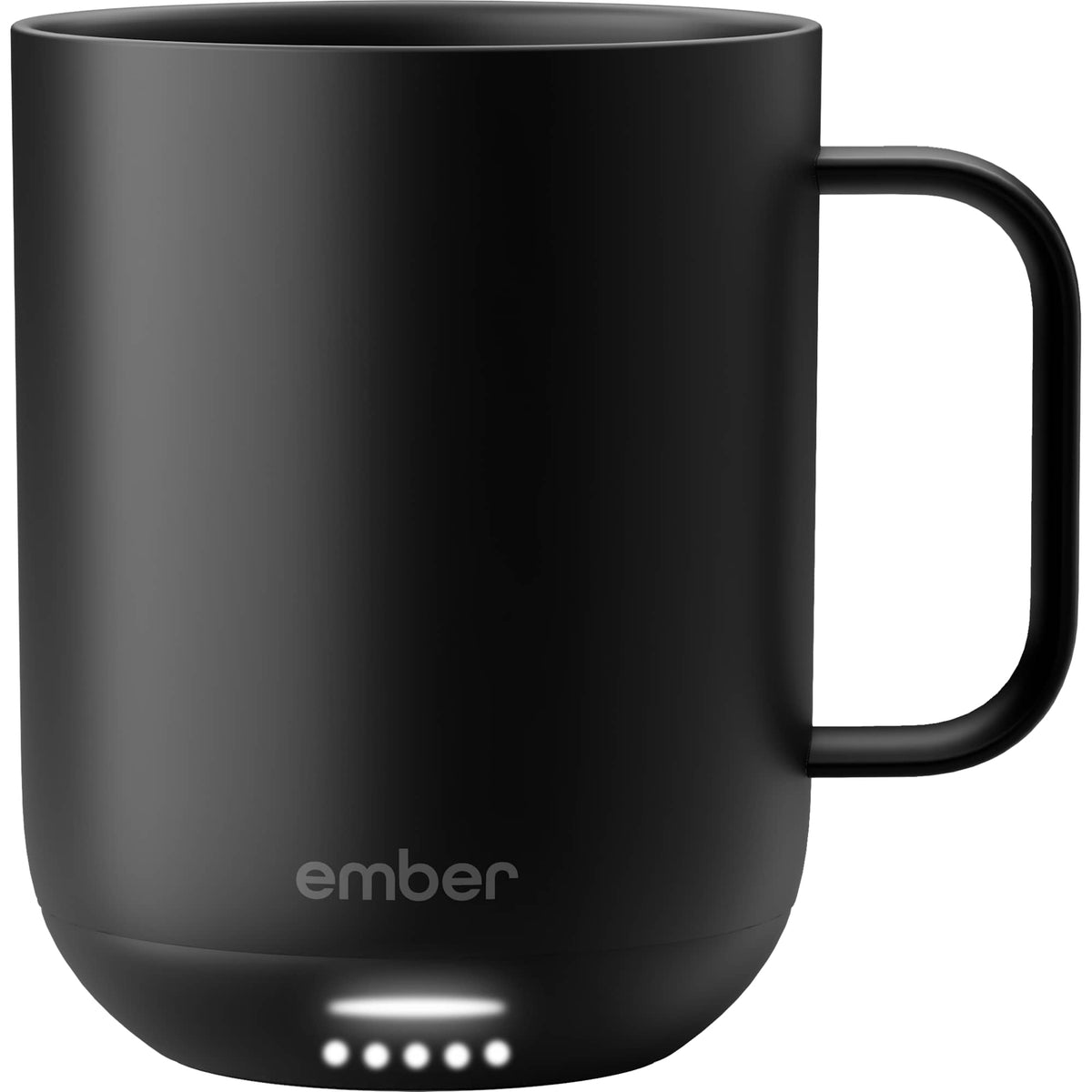 Ember Smart Mug with Sliding Lid, 10 oz Laser Engraving - Black - Photo 2
