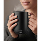 Ember Smart Mug with Sliding Lid, 14 oz Laser Engraving - Black - Photo 4