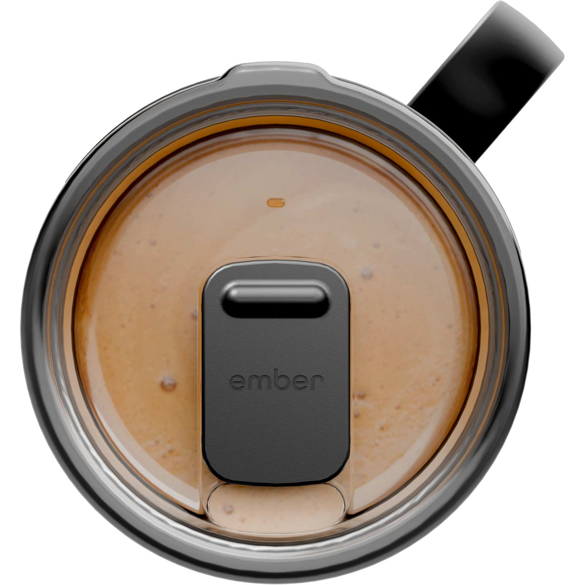 Ember Smart Mug with Sliding Lid, 14 oz Laser Engraving - Black - Photo 7