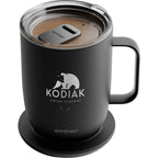Ember Smart Mug with Sliding Lid, 14 oz Laser Engraving - Black - Photo
