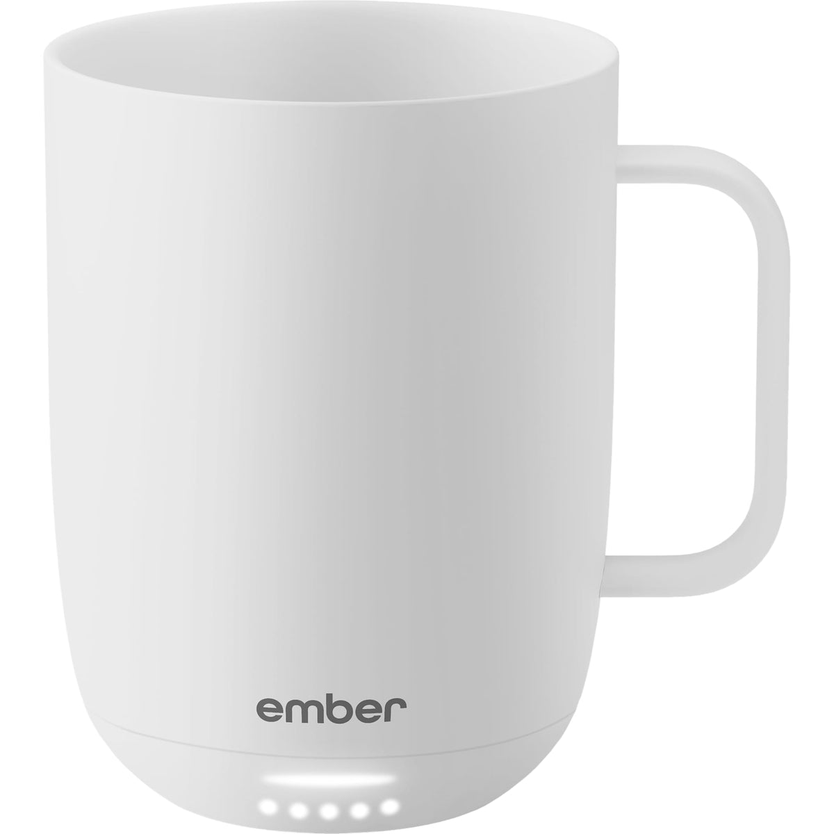 Ember Smart Mug with Sliding Lid, 14 oz Laser Engraving - White - Photo 3
