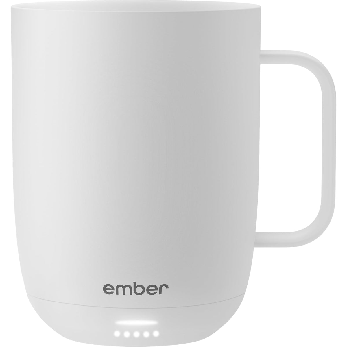 Ember Smart Mug with Sliding Lid, 14 oz Laser Engraving - White - Photo 8