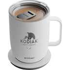 Ember Smart Mug with Sliding Lid, 14 oz Laser Engraving - White - Photo