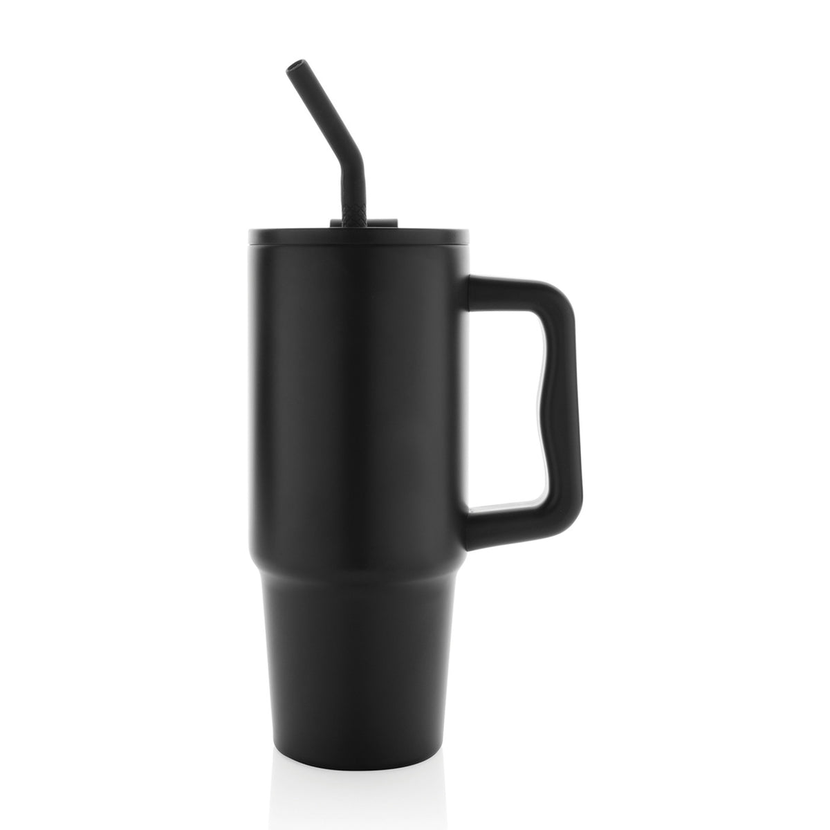 Embrace Recycled Stainless Steel Tumbler, 900 ml - Black - View 3
