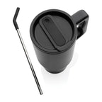 Embrace Recycled Stainless Steel Tumbler, 900 ml - Black - View 6