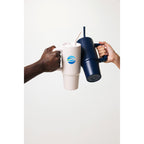 Embrace Recycled Stainless Steel Tumbler, 900 ml - Navy - View 12