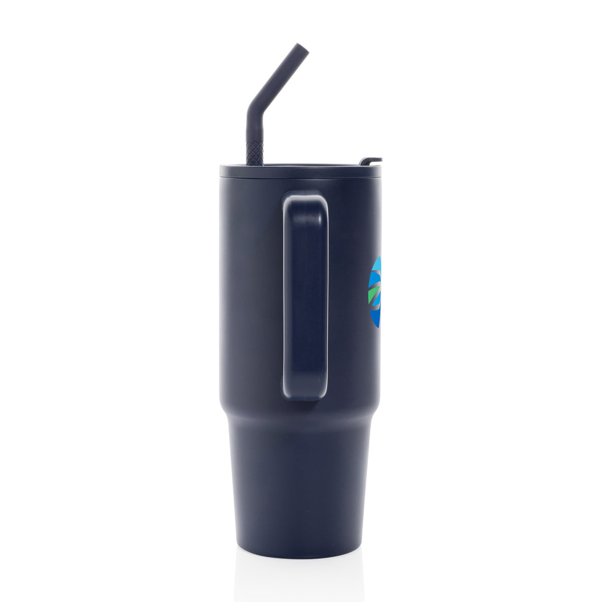 Embrace Recycled Stainless Steel Tumbler, 900 ml - Navy - View 5