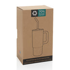 Embrace Recycled Stainless Steel Tumbler, 900 ml - White - View 11