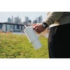 Embrace Recycled Stainless Steel Tumbler, 900 ml - White - View 13