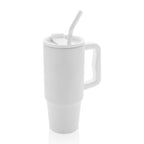 Embrace Recycled Stainless Steel Tumbler, 900 ml - White - View 2