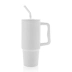 Embrace Recycled Stainless Steel Tumbler, 900 ml - White - View 5