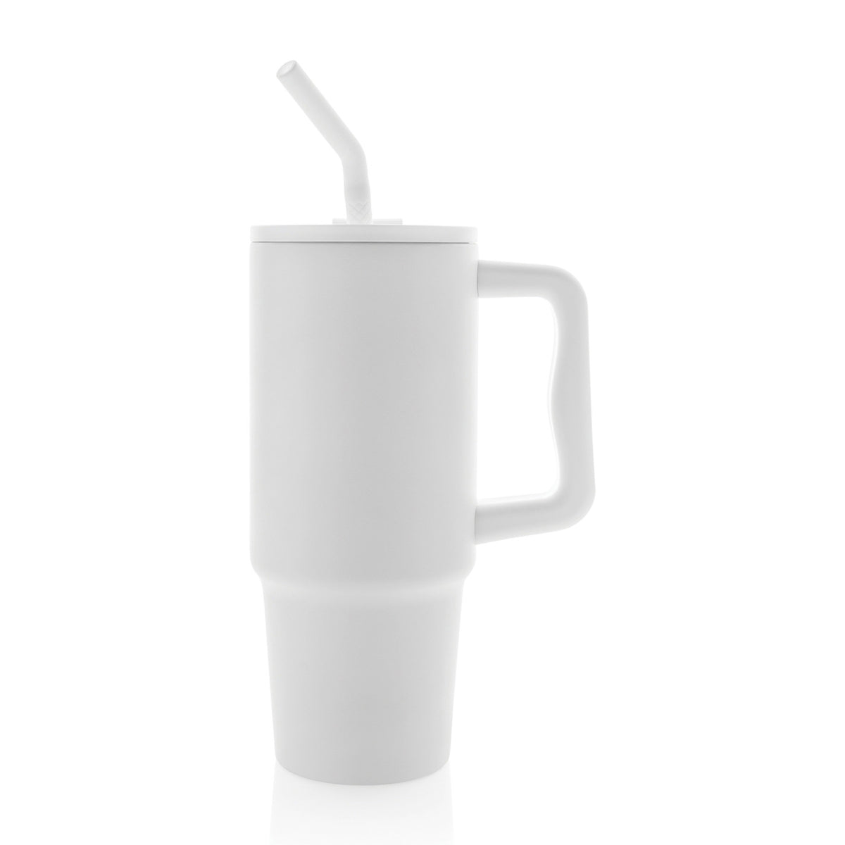 Embrace Recycled Stainless Steel Tumbler, 900 ml - White - View 5