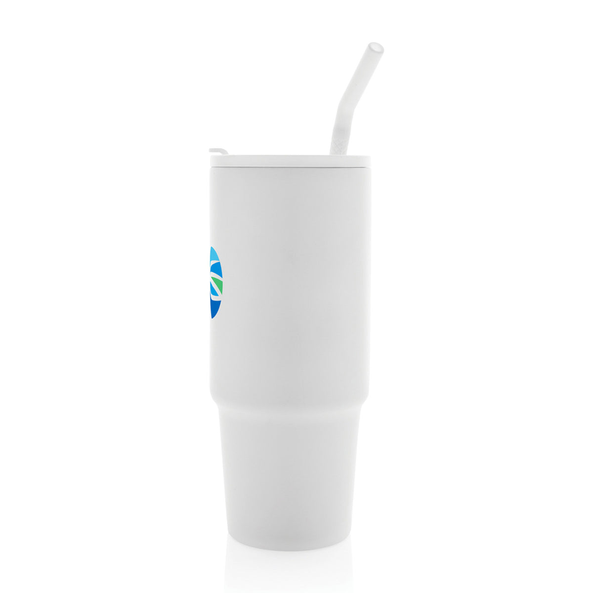 Embrace Recycled Stainless Steel Tumbler, 900 ml - White - View 6