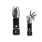 Emergency COB Flashlight and Multi-Tool - Black - Laser