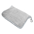 En Route Travel Blanket with Pillow Pouch - Gray - Angle