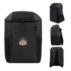 Endeavor Cooler Backpack for 15 Cans - Black - Embroidery