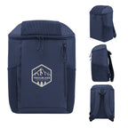 Endeavor Cooler Backpack for 15 Cans Embroidery - Navy - Silk Screen