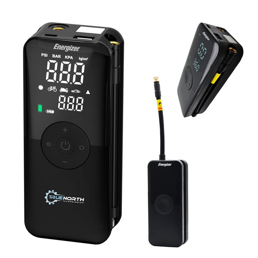 Energizer Power Bank and Tire Pump - Black - Colorbrite