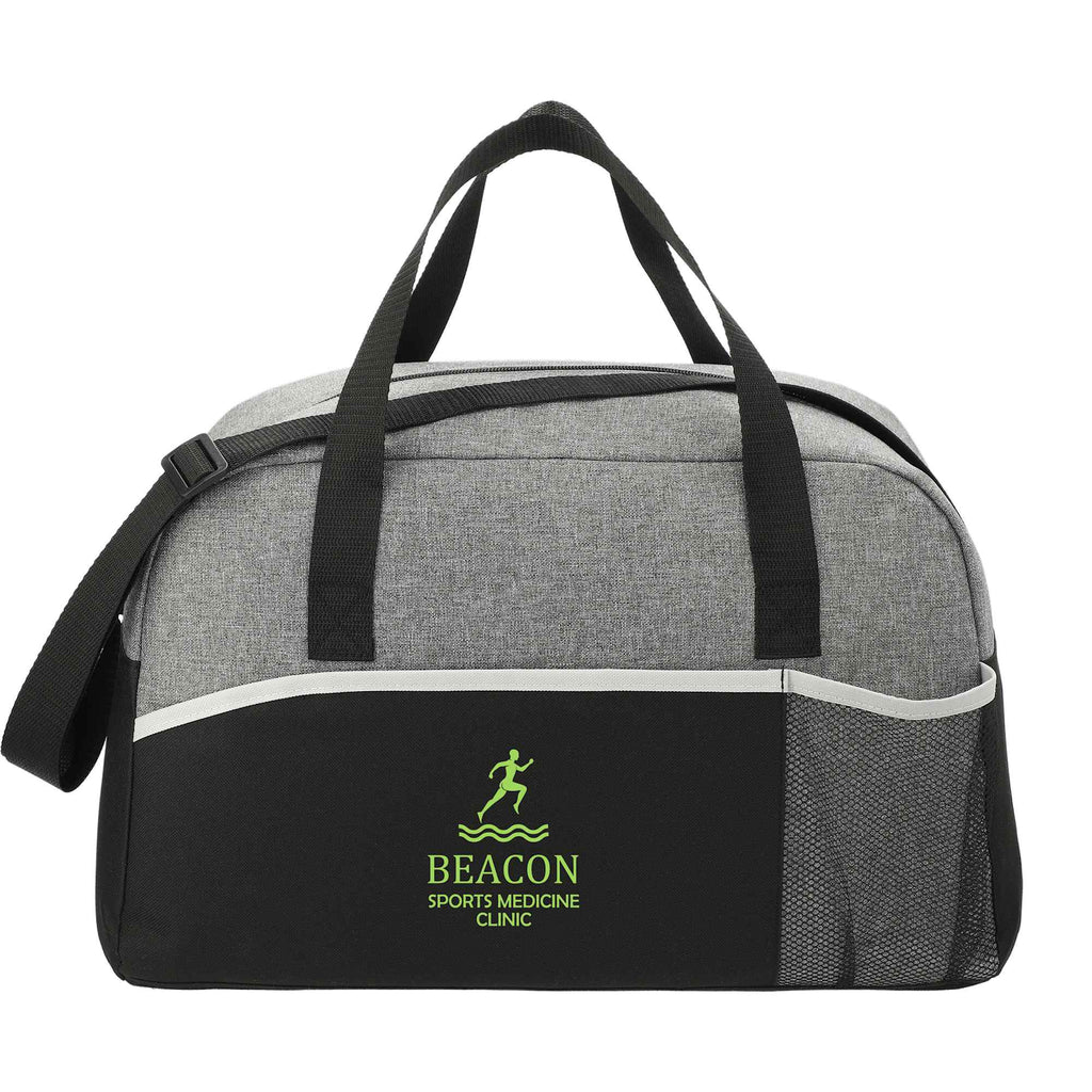 Energy Sport Duffel Bag, 17 Inches Embroidery - Graphite - Front
