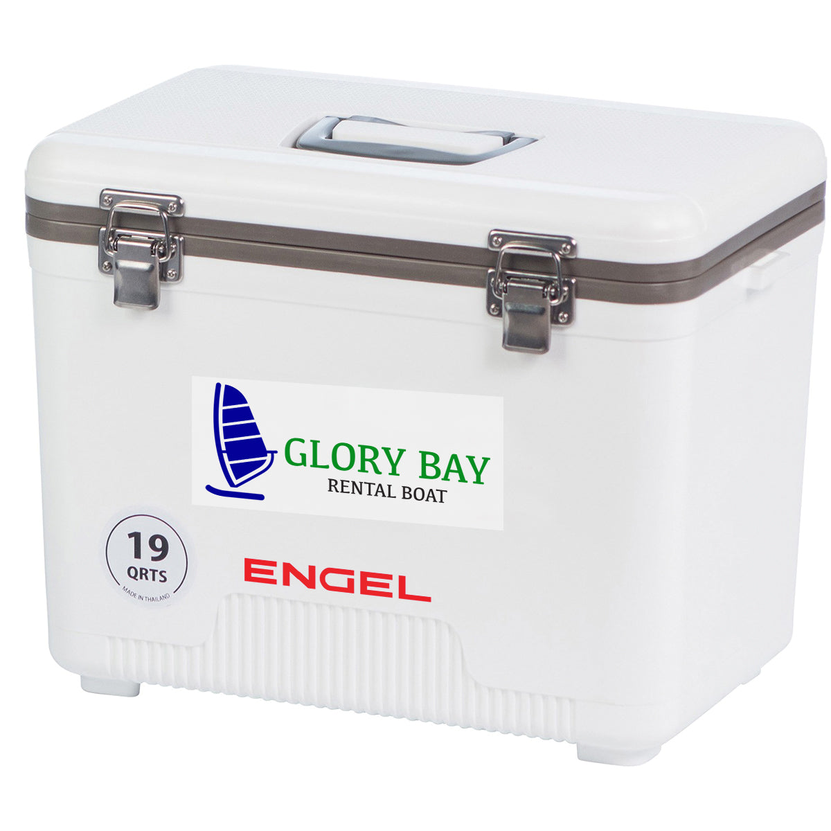 Engel Cooler, Medium, 19 Quart - White - Clear_Label