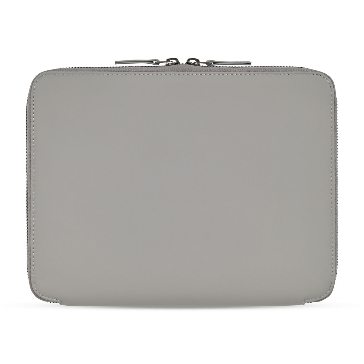 Envoy Executive Zip Padfolio in Top Grain Leather Debossing - Taupe - View 2