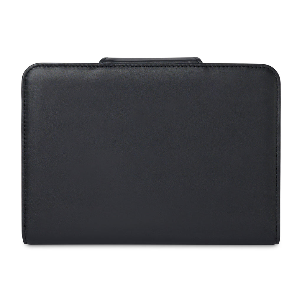 Envoy Junior Leather Padfolio with Magnetic Close - Black - View 2