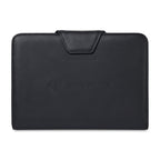 Envoy Junior Leather Padfolio with Magnetic Close Debossing - Black - View 1