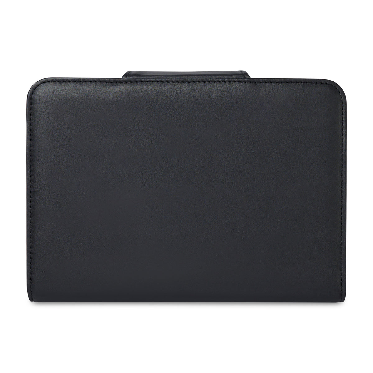 Envoy Junior Leather Padfolio with Magnetic Close Debossing - Black - View 2