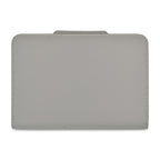 Envoy Junior Leather Padfolio with Magnetic Close Debossing - Taupe - View 3