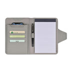 Envoy Junior Leather Padfolio with Magnetic Close - Taupe - View 2