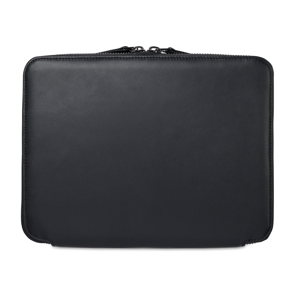 Envoy Junior Tech Folio in Top Grain Leather - Black - View 3