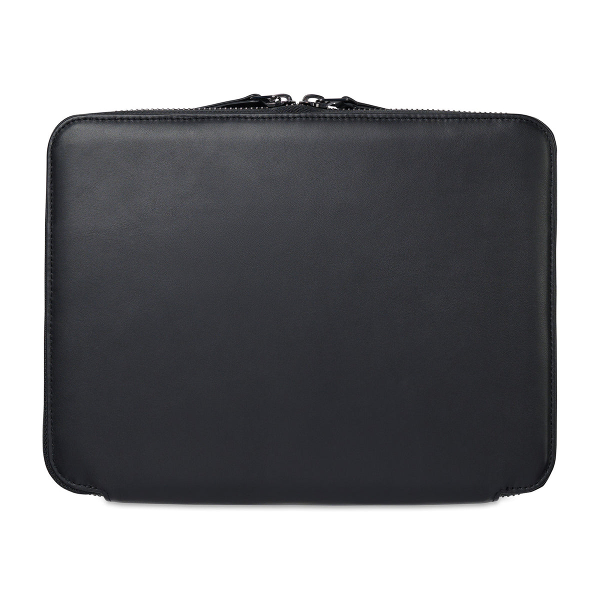 Envoy Junior Tech Folio in Top Grain Leather - Black - View 3