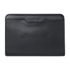 Envoy Junior Writing Pad in Top Grain Leather Debossing - Black - View 1