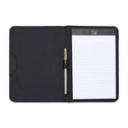 Envoy Junior Writing Pad in Top Grain Leather Debossing - Black - View 2